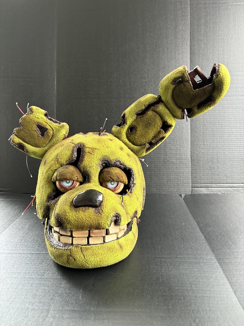 Springtrap FNAF Cosplay Head With See Through Mesh Eyes - Etsy Canada