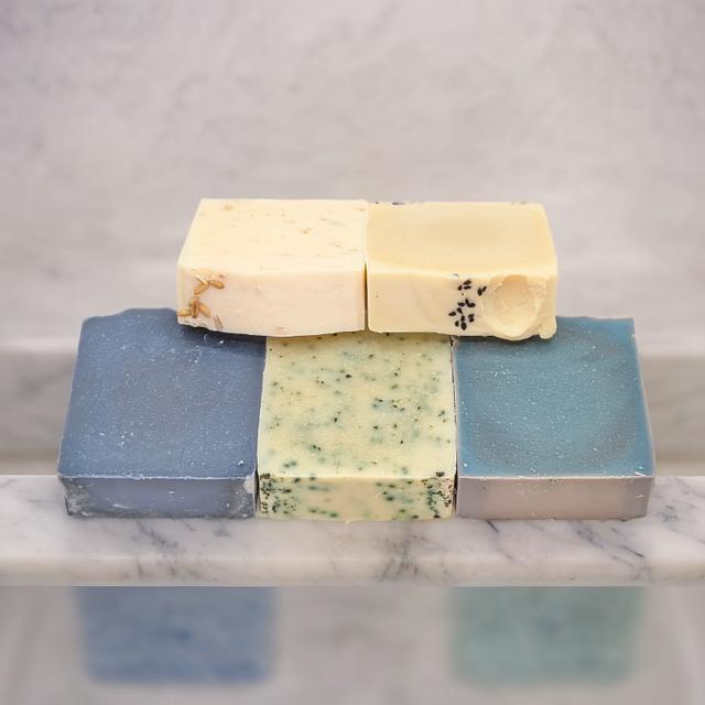 5-bar Natural Artisan Soap Bundle: Handcrafted Cold Process Soaps - Etsy