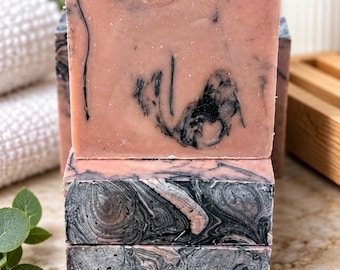 Handcrafted Deep-Clean Soap – Shea, Moroccan Red Clay & Activated Charcoal