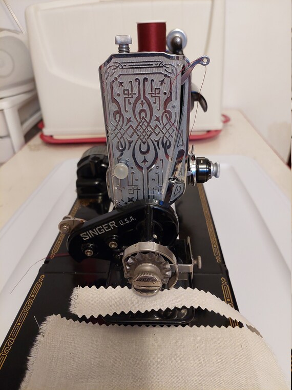 Vintage Singer Pinking Attachment Useful Simple Durable Etsy