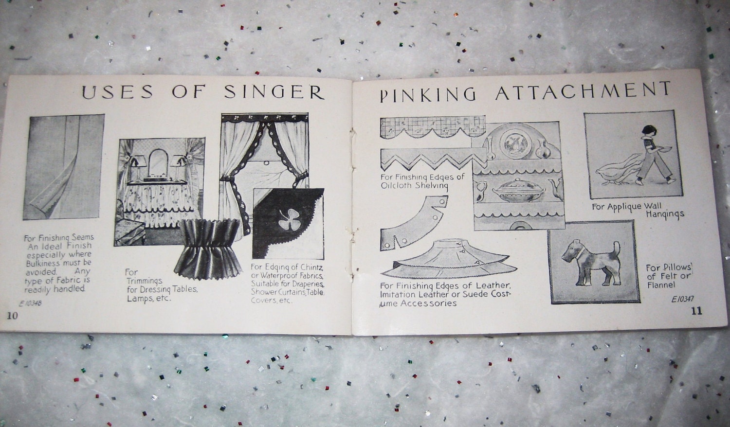 Vintage Singer Pinking Attachment Useful Simple Durable Etsy