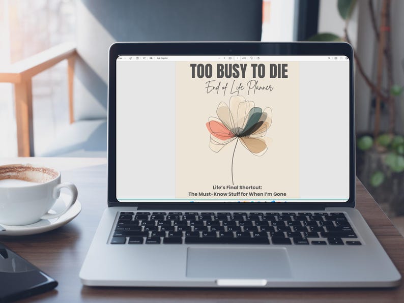 End of Life Planner Printable, Final Wishes Binder, Funeral Planning, Digital Emergency Organizer image 5