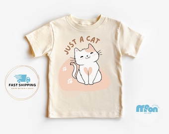 Katzen T-Shirt, süßes Katzen Shirt, Katzen Liebhaber Geschenk, ästhetisches Katzen Shirt, gemütliches Kitty T-Shirt, lustiges Katzen Grafik T-Shirt, Unisex Katzen Shirt