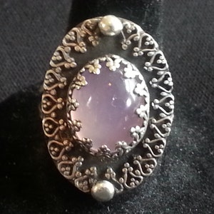 Chalcedony Filigree Ring image 1