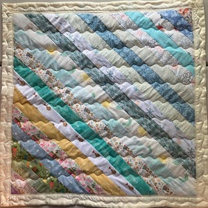 Infant Catholic Pastel Colors Play Quilt - 32 X 32 inch