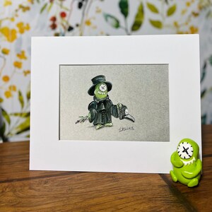 Plague Doctor Art, Plague Doctor Print, Monster Art, Monster Decor, Plague Doctor Decor, Monster Print
