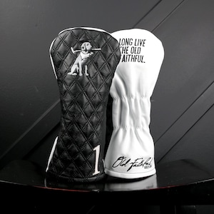 The Diamond TRUSTY Driver Headcover in Genuine Leather - Old Faithful Golf Co.