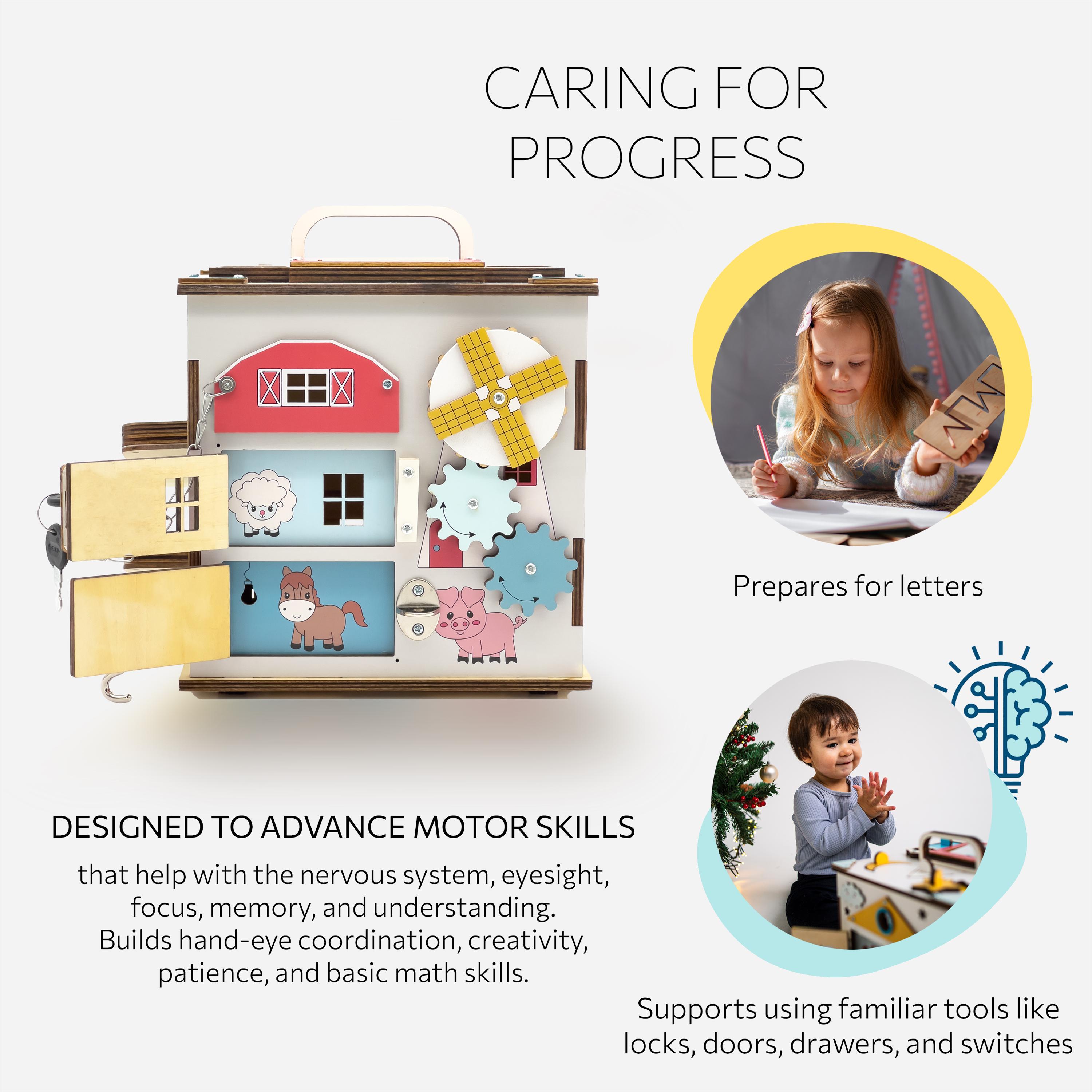 Cubo Juegos Didacticos Bebes AÃ±o Fisher Price Cubo De - Main Image