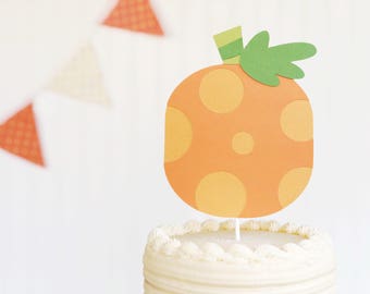pumpkin / fall / smash cake / cake topper / first birthday / pumpkin patch