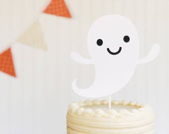 ghost / halloween / smash cake / cake topper / first birthday / halloween party / desert decoration