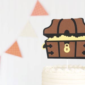 treasure chest / pirate / smash cake / cake topper / first birthday / baby shower / ahoy mate image 5