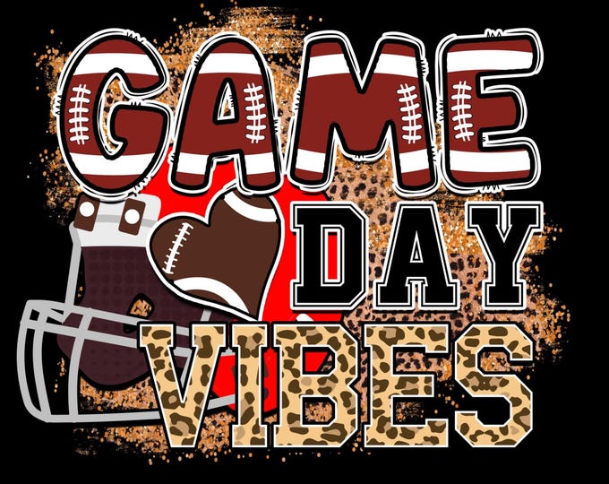 Game Day Vibes-Football T-shirt