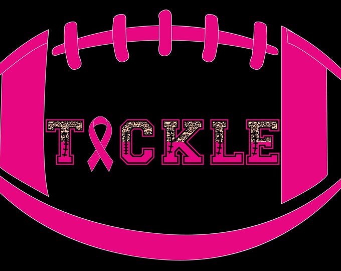 Tackle Breast Cancer Awareness/Football T-shirt