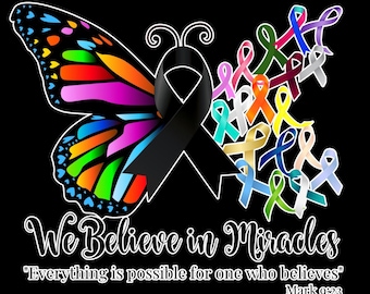 We Believe In Miracles Decal