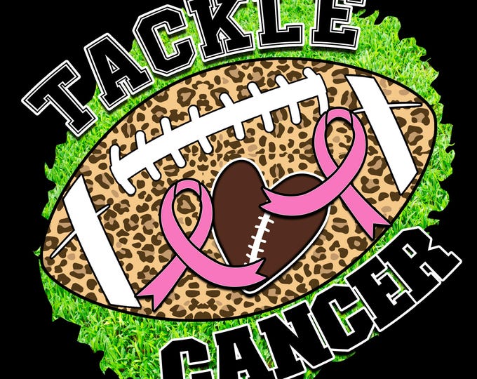 Tackle Cancer Football/Breast Cancer T-shirt