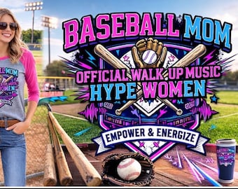 Baseball Mom DJ Raglan Shirt, Women's Baseball Tee