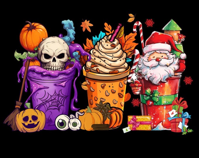 Happy Hallothanksmas... Funny Holiday T-Shirt