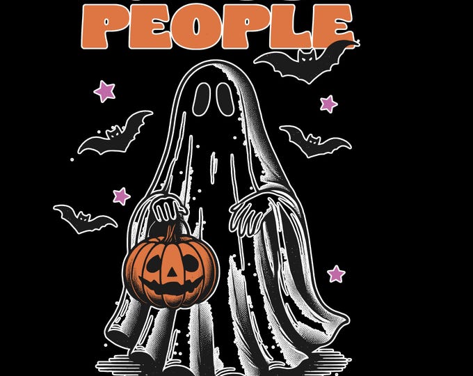 I Ghost People All Year Round Halloween T-Shirt