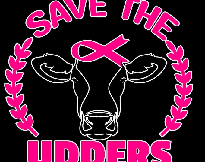 Save the Udders Breast Cancer Awareness-T-Shirt