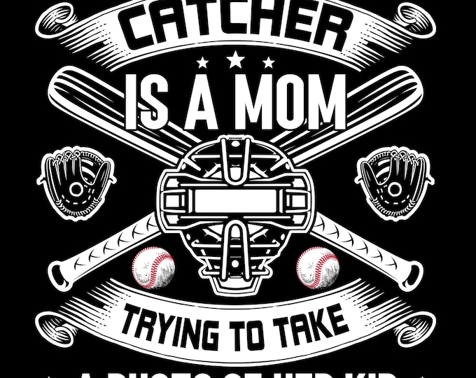 Catcher Mom Short Sleeve T-Shirt