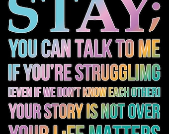STAY You Can Talk to Me....-Hoodie