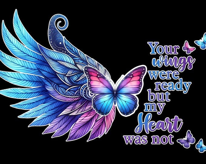 Featured listing image: Your Wings Were Ready...Hoodie