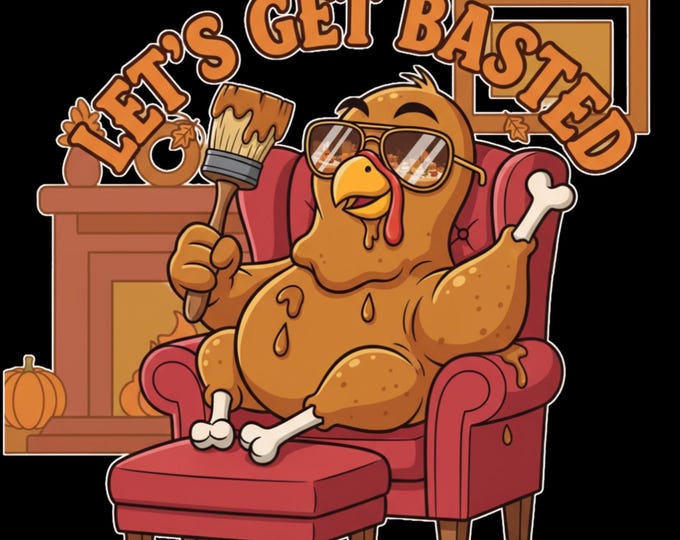 Let's Get Basted Thanksgiving T-Shirt
