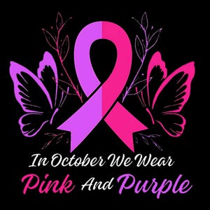 In October We Wear Domestic Violence/Breast Cancer Awareness T-Shirt