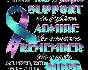 Wear Teal and Purple