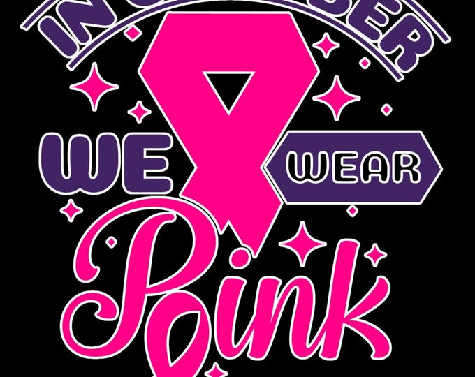 In October We Wear Pink-T-Shirt