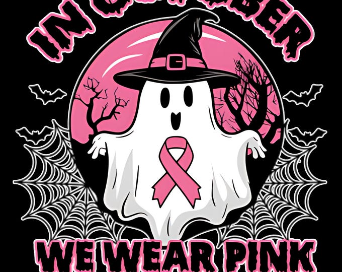 In  October We Wear Pink Breast Cancer Awareness-T-Shirt