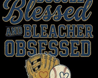 Baseball Mom Boujee Blessed and Bleacher Obsessed Tank Top