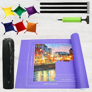 Ultimate Jigsaw Puzzle Mat – Roll-Up Puzzle Storage for Puzzle Lovers | Keep Pieces Safe & Organized