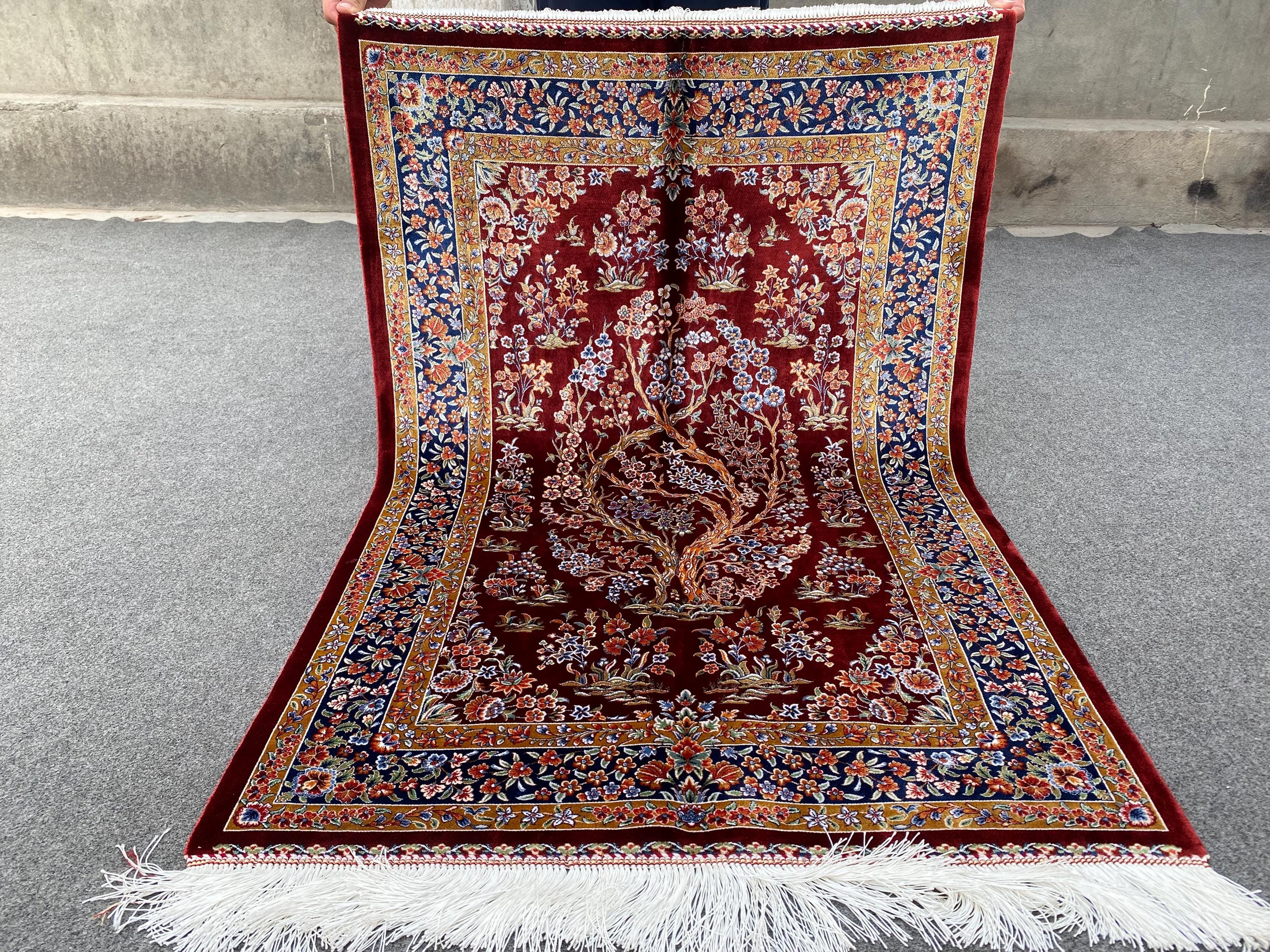 トルコ絨毯 花柄 - Etsy 日本