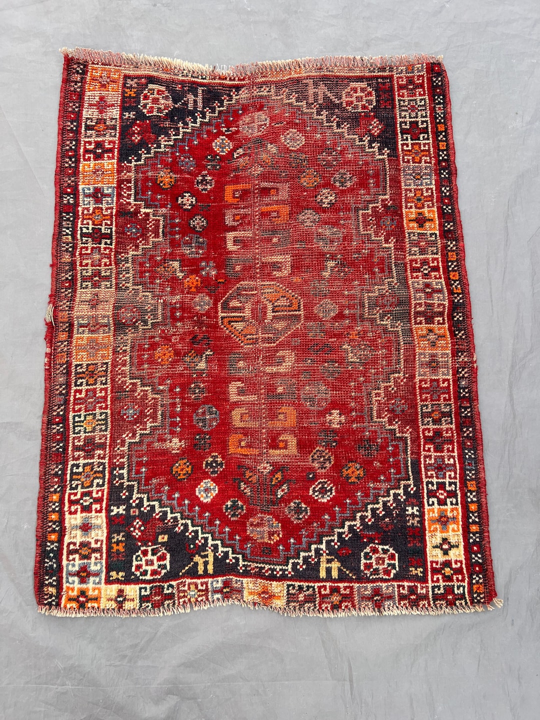 Dilapidated Rug 2'6 X 3'1 Ft Low Pile Distressed Vintage Rug, Turkish Inspired ...