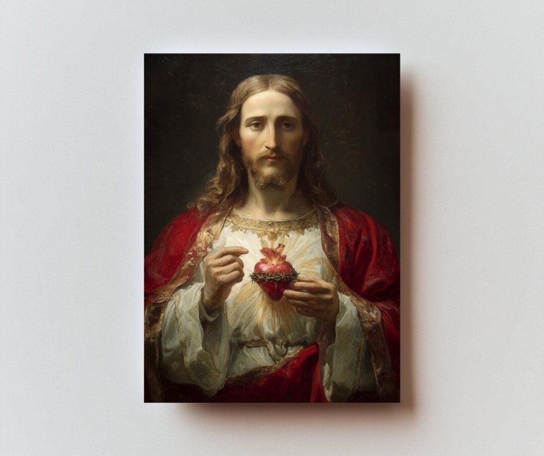 Consecration to the Sacred Heart of Jesus - Holy Card / 2 1/4"x 3 1/2 ...