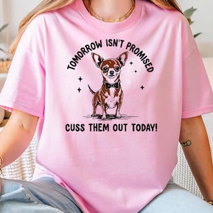 Chihuahua Quote T-Shirt, Funny Pet Tee, Animal Lover Gift, Casual Everyday Wear, Unique Statement Tee