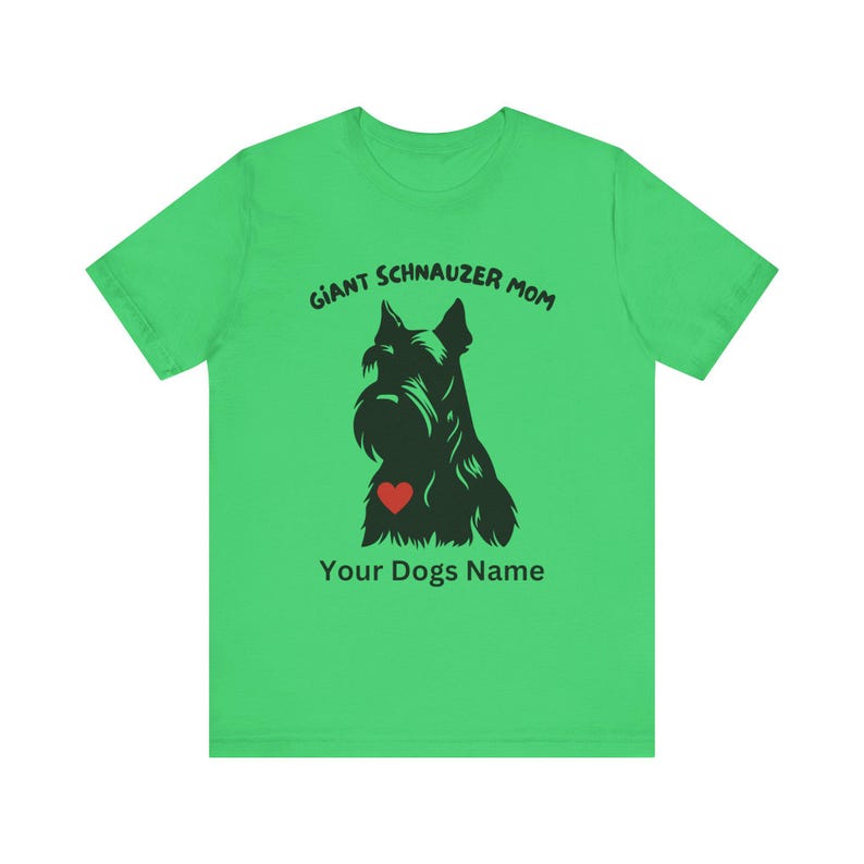 T-shirt reuzenschnauzer, premium T-shirt, Fear The Bear, Best In Show, Mans Best Friend, uniseks jersey shirt met korte mouw, aangepast hondenshirt afbeelding 8