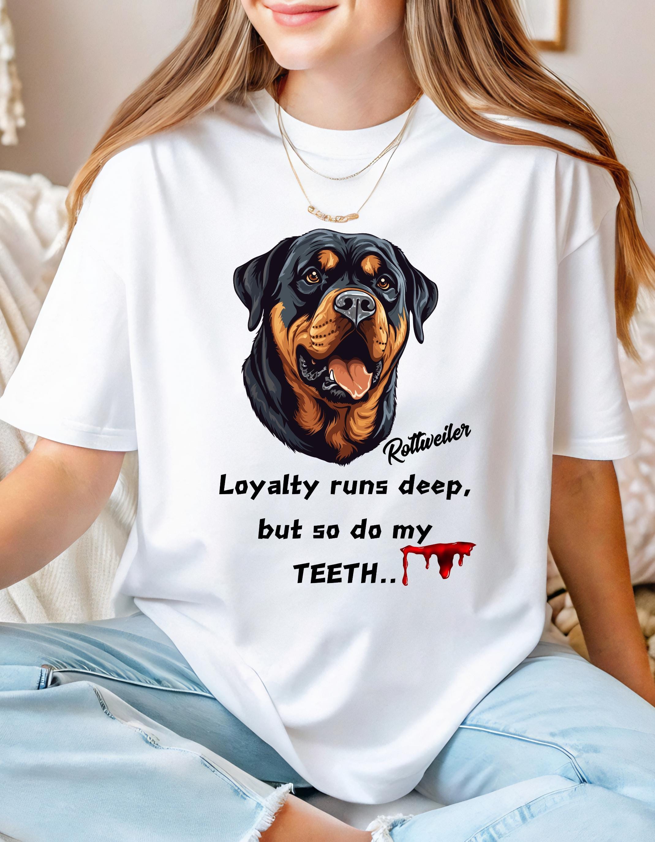 Rottweiler Lovers T-shirt, Funny Dog Tee, Pet Owner Gift, Casual