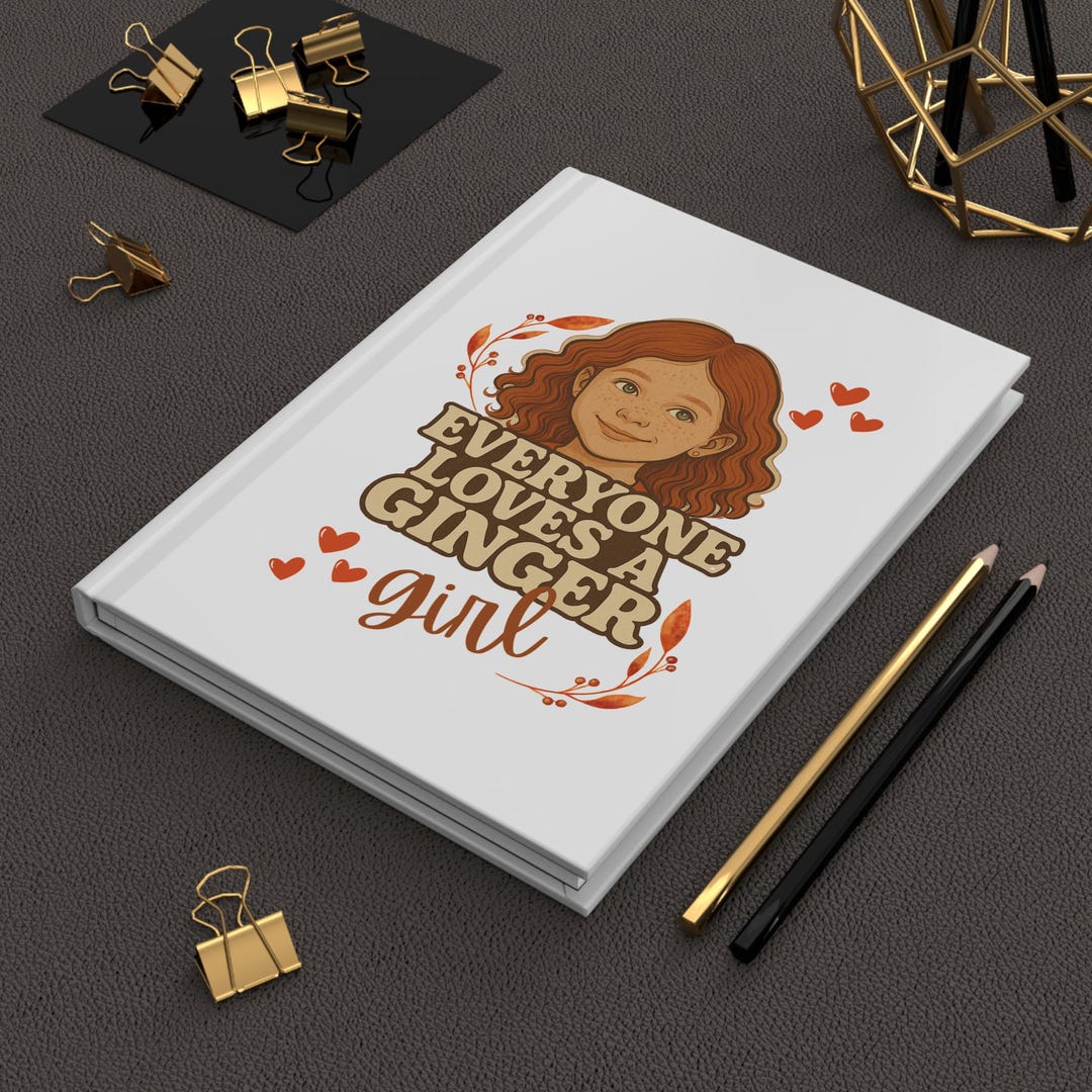 Ginger Notes Ginger Girl Journal, Ginger Girl Note Book, Red Head, Everyone Loves a ...