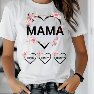 Camiseta personalizada para el Día de la Madre, camiseta personalizada para mamá, camiseta premium, jersey unisex de manga corta, regalo para el Día de la Madre.