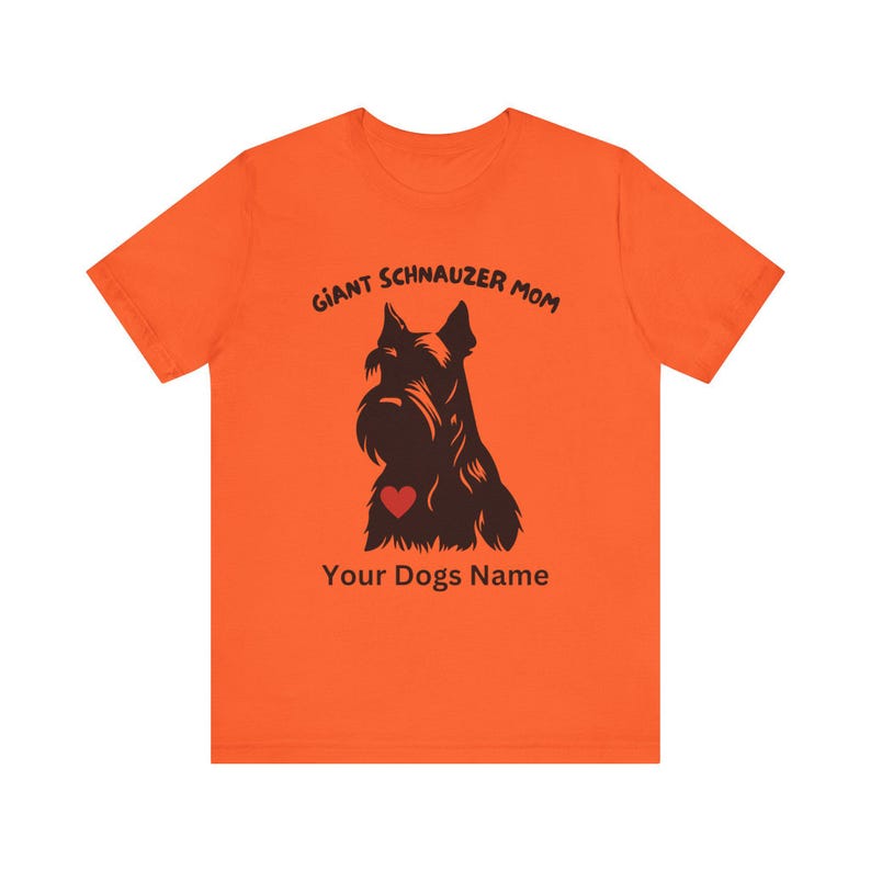T-shirt reuzenschnauzer, premium T-shirt, Fear The Bear, Best In Show, Mans Best Friend, uniseks jersey shirt met korte mouw, aangepast hondenshirt afbeelding 5