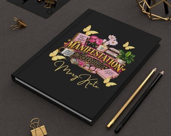 Diario personalizzato per la manifestazione, Legge dell'attrazione, Ricchezza, Gratitudine, Energia da milionario, Abbondanza, Regalo per lei, Regalo di compleanno