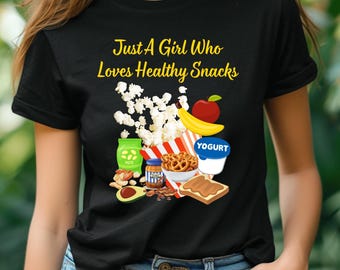 Healthy Snacks Lover Premium T-shirt, Health Nut Tee, Fruits And Vegetables Shirt, Vegan Apparel