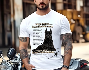Giant Schnauzer T-shirt, Giant Schnauzer Lover, Giant Schnauzer Owner, Large Dogs, Guard Dogs, Birthday Gift