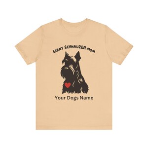 T-shirt reuzenschnauzer, premium T-shirt, Fear The Bear, Best In Show, Mans Best Friend, uniseks jersey shirt met korte mouw, aangepast hondenshirt afbeelding 3