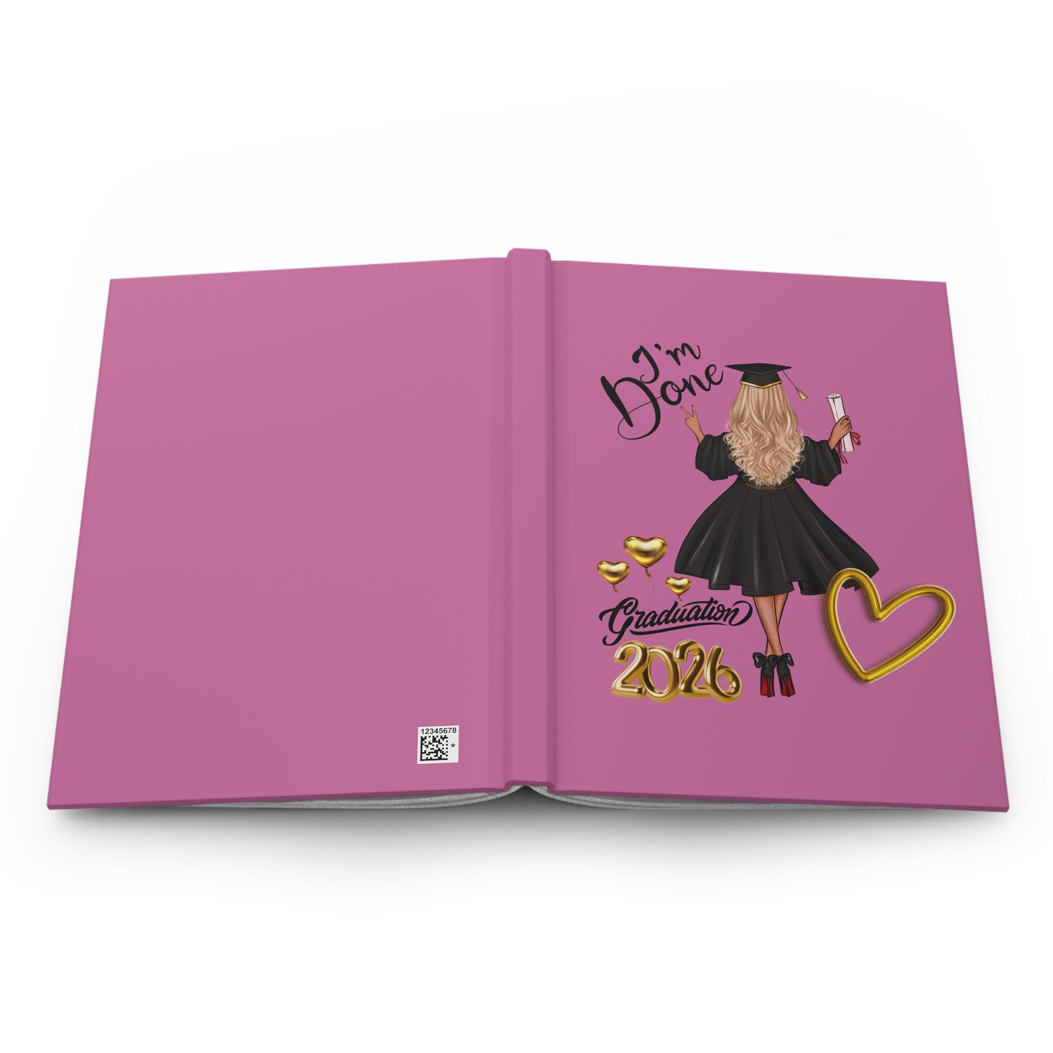 Note Book For Graduation Graduation Journal 2026, Graduation Gift, I'm Done Graduation 2026 ...