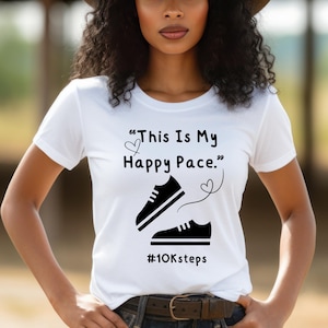 Walking T-shirt, Casual Unisex Top, Motivational Workout Shirt, Gift for Runners, Exercise Enthusiasts, Walkers Gift