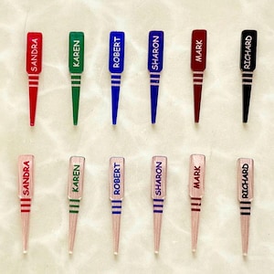 Chevilles de cribbage personnalisées, lot de 3 chevilles de cribbage personnalisées en acrylique