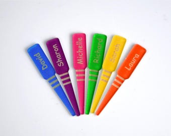 Clavijas de cribbage acrílicas personalizadas: nombre personalizado, juego de 3